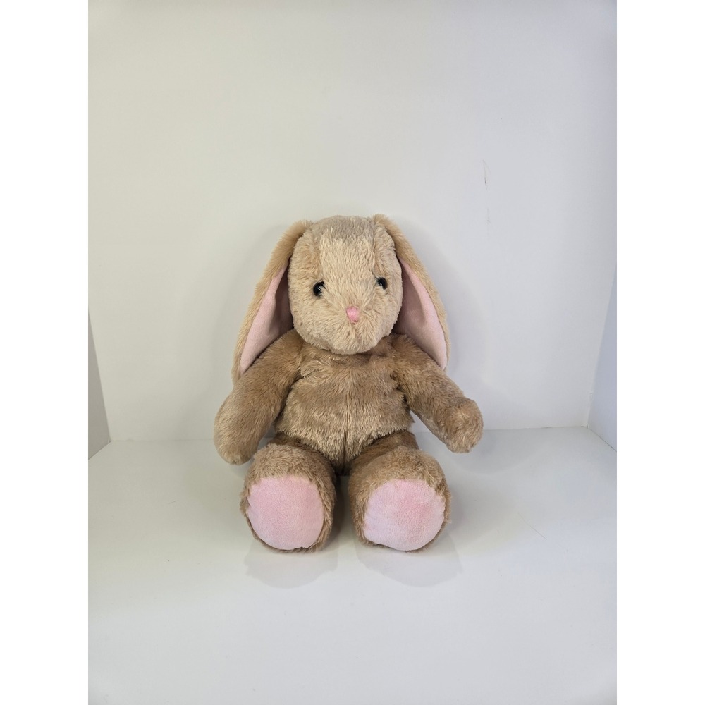 Build-A-Bear Workshop Pawlette Bunny Tan Pink Plush Rabbit
